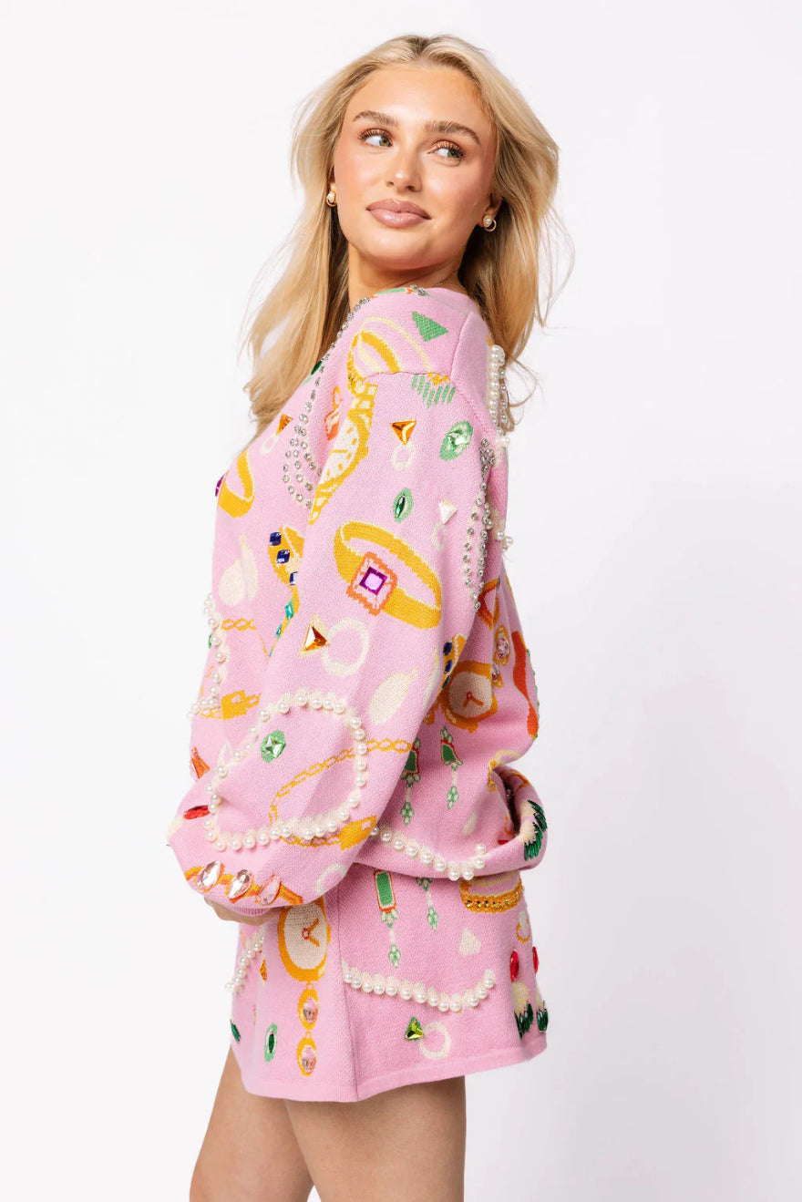 Jewelry Queen of Sparkles Cardigan Cabana by The Seaside Style