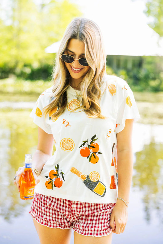 Mimosa Icon Queen of Sparkles Tee Cabana by The Seaside Style 