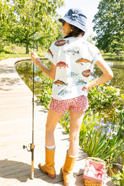 Multi Fish Queen of Sparkles Tee Cabana by The Seaside Style