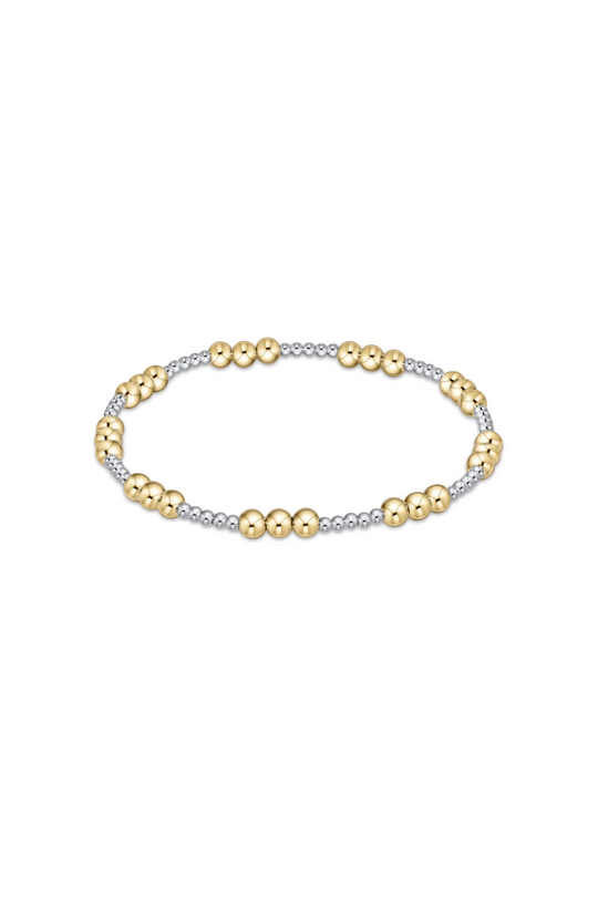 Enewton Classic Joy Pattern 4mm Bead Bracelet - Mixed Metal Cabana Seaside Florida