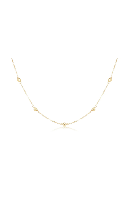 Enewton 15 inch Choker Simplicity Chain Gold - Classic 4mm Gold Cabana Seaside Florida
