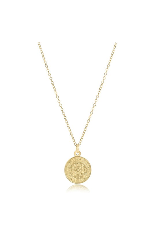 Enewton 16" Necklace Gold - Blessing Gold Disc Cabana Seaside Florida