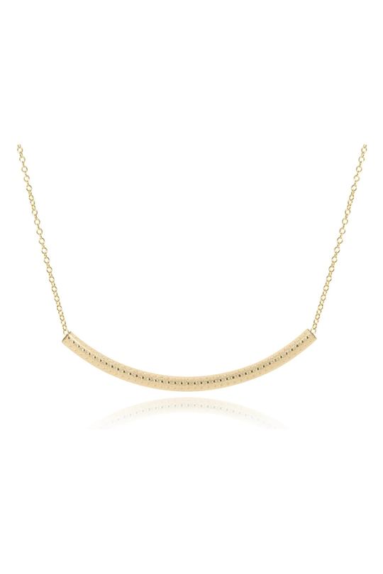 Enewton 16" Necklace Gold - Bliss Bar Textured Gold Cabana Seaside Florida