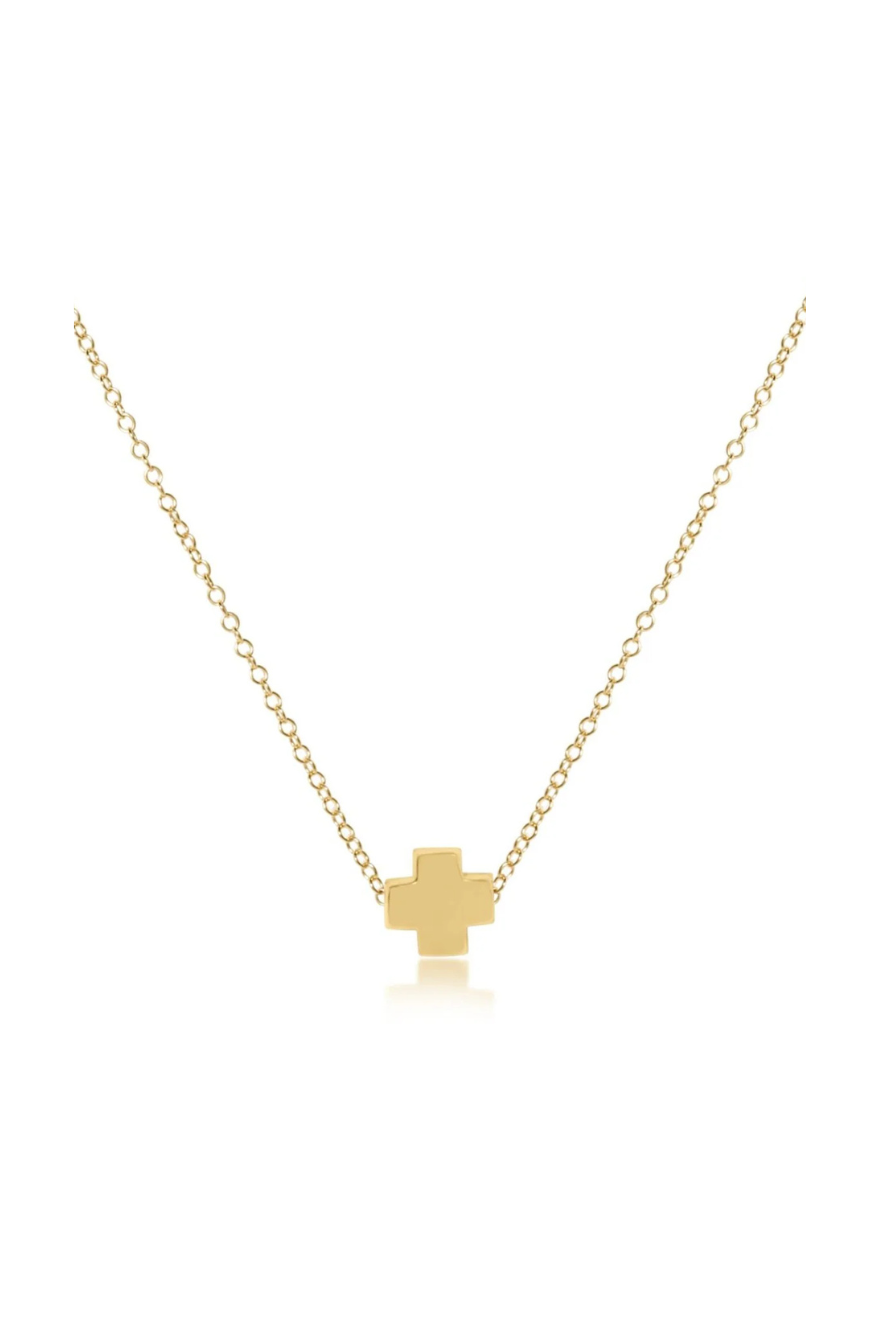 Enewton 16" Necklace Gold - Signature Cross Gold Cabana Seaside Florida