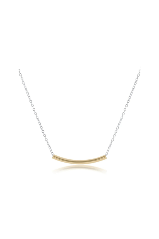 Enewton 16" Necklace Sterling Mixed Metal - Bliss Bar Small Gold Cabana Seaside Florida