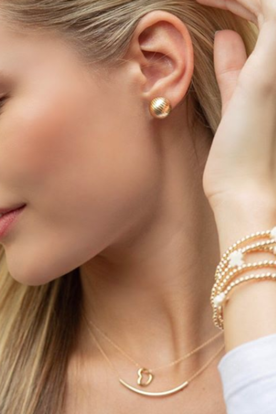 Enewton 16 inch necklace gold love gold charm