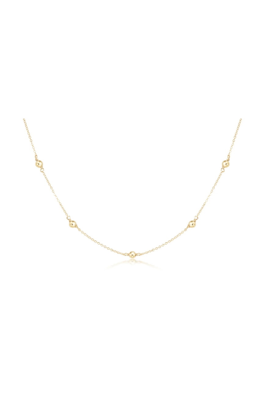 Enewton 17" Choker Simplicity Chain Gold - Classic 4mm Gold Cabana Seaside Florida