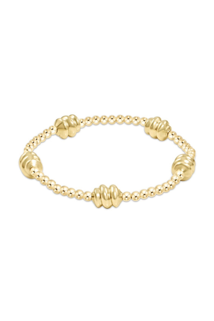 Enewton Admire Gold 3mm Bead Bracelet-Gold 