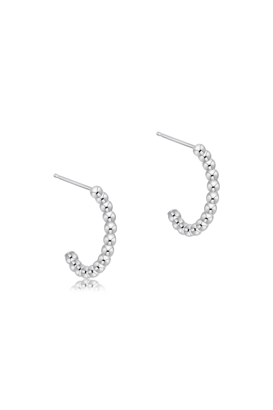 Enewton Beaded Classic 1" Post Hoop - 2mm Sterling Cabana Seaside Florida