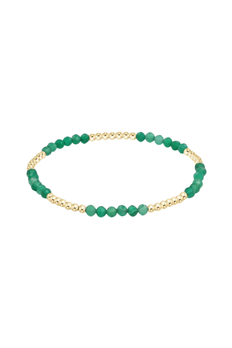 Enewton Blissful Pattern 2.5mm Bead Bracelet - Green Onyx Cabana Seaside Florida