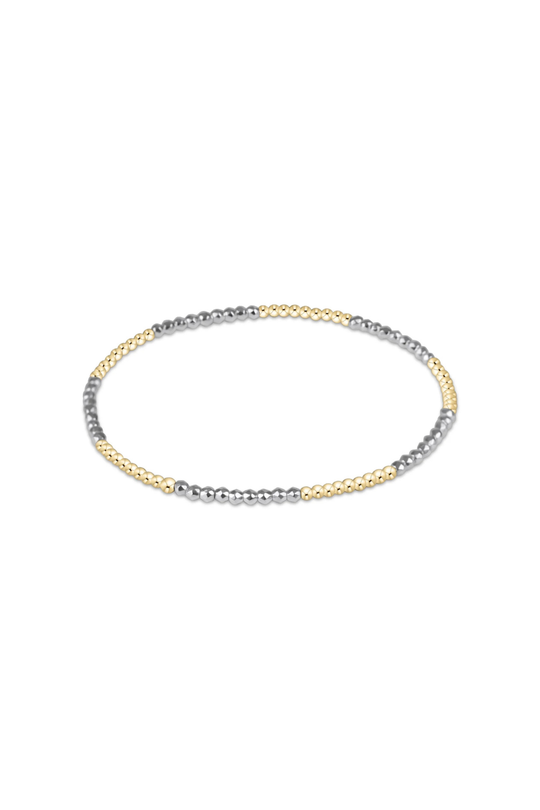 Enewton Blissful Pattern 2mm Bead Bracelet Bright Silver Faceted Hematite Cabana Seaside Florida