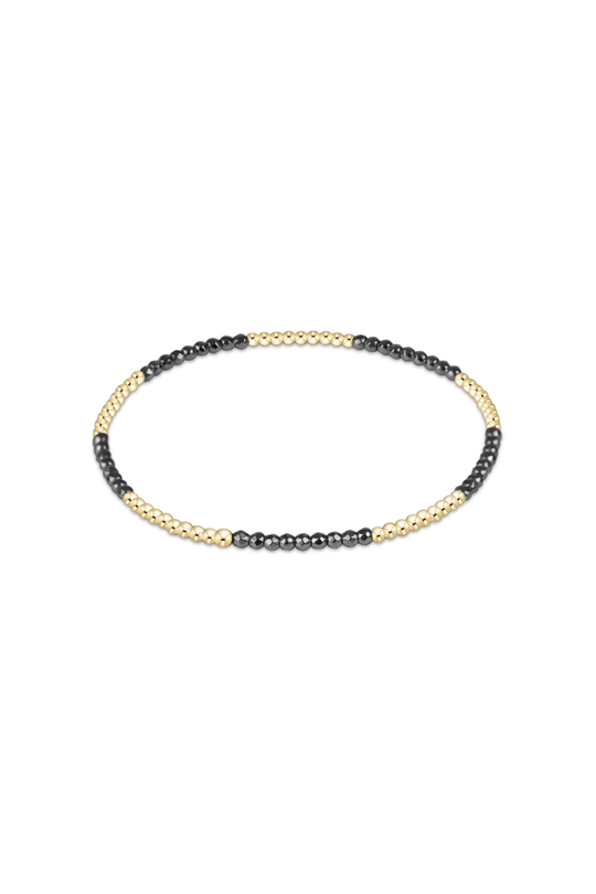 Enewton Blissful Pattern 2mm Bead Bracelet Silver Faceted Hematite Cabana Seaside Florida