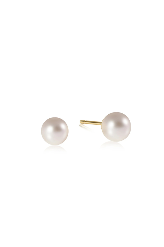 Enewton Classic 8mm Ball Stud Earrings Pearl