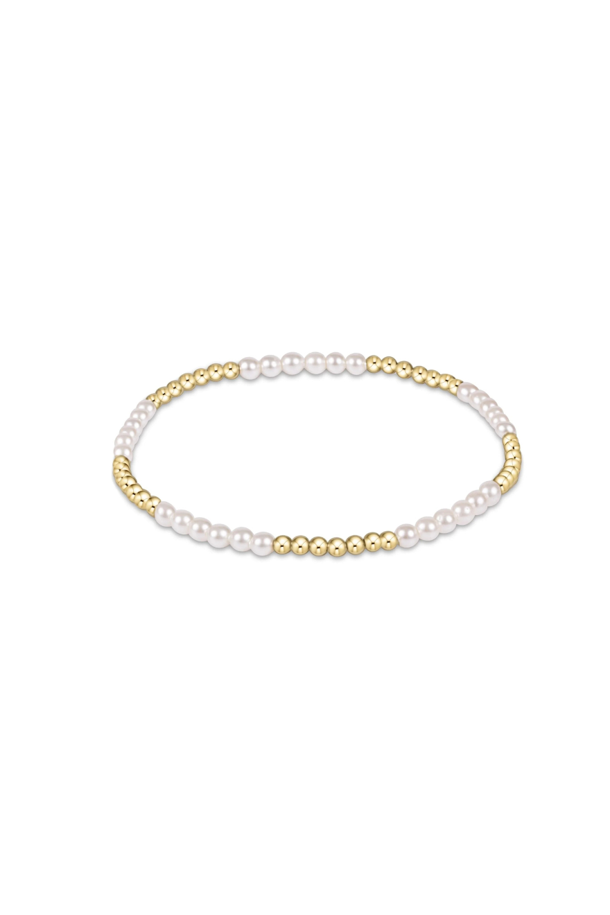 Enewton Classic Blissful Pattern 2.5mm Bead Bracelet - 3mm Pearl Cabana Seaside Florida