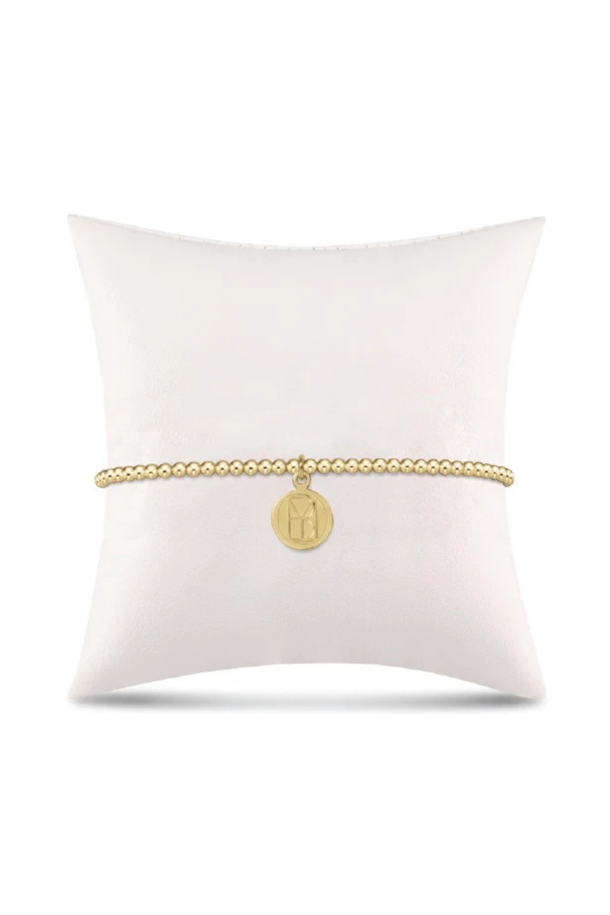 Enewton Classic Gold 2mm Bead Bracelet- Be You. Small Gold Disc Cabana Seaside Florida