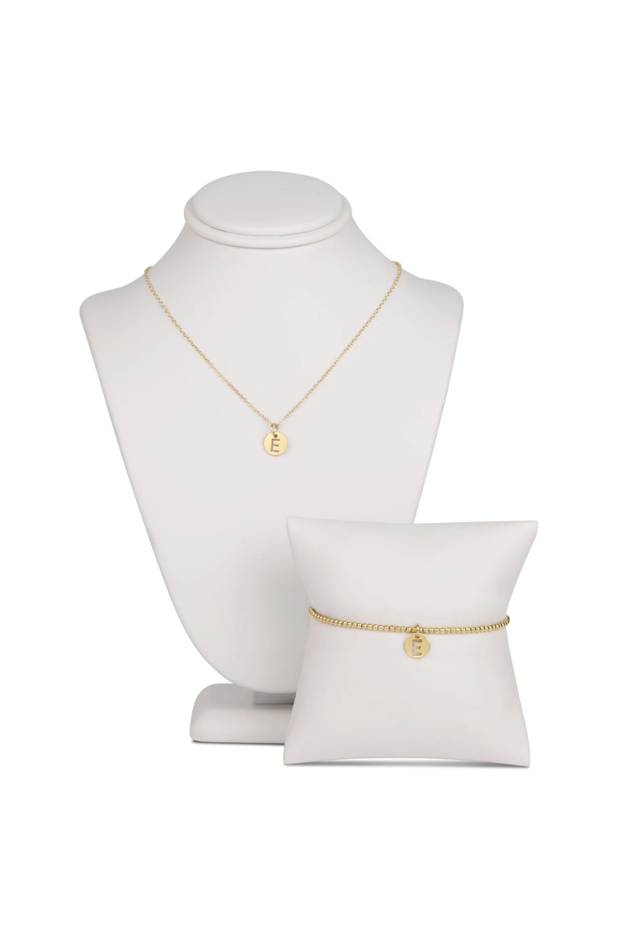 Enewton Classic Gold 2mm Bead Bracelet - Respect Initial Small Gold Disc Cabana Seaside Florida