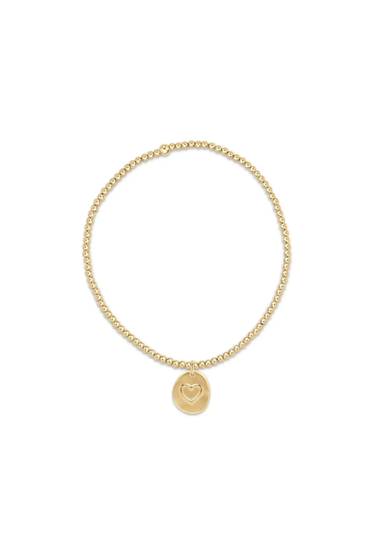 Enewton Classic Gold 2mm Bead Bracelet Inspire Love Small Gold Charm Cabana Seaside Florida