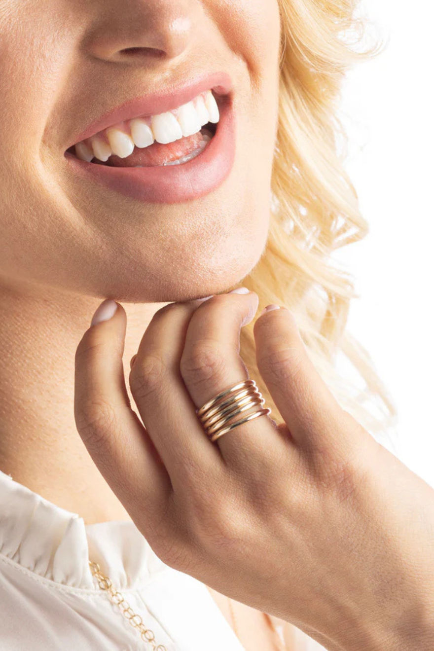 Enewton Classic Gold Band Ring Cabana Seaside Florida