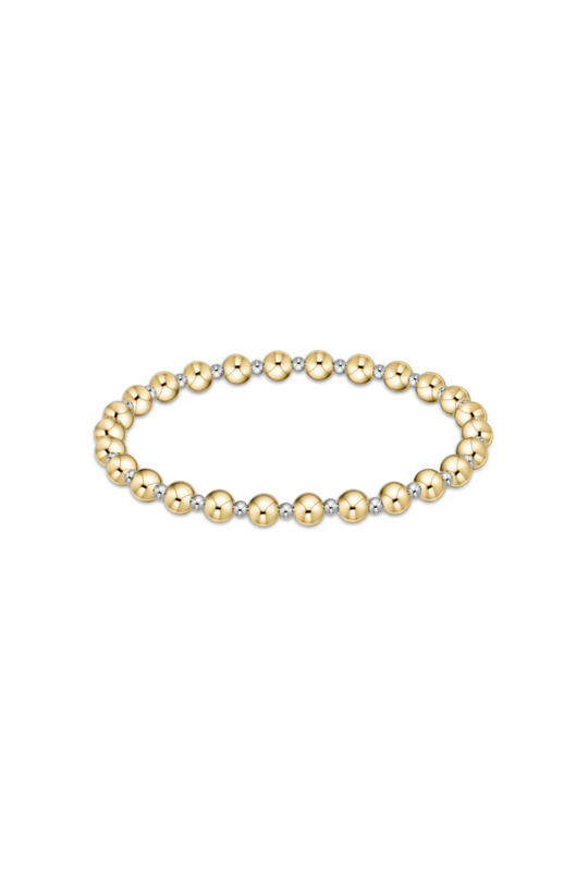 Enewton Classic Grateful Pattern 5mm Bead Bracelet - Mixed Metal Cabana Seaside Florida