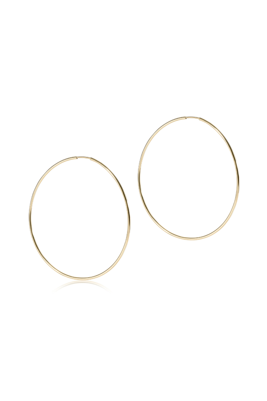 Enewton Endless Gold 2" Hoop Earrings Cabana Seaside Florida