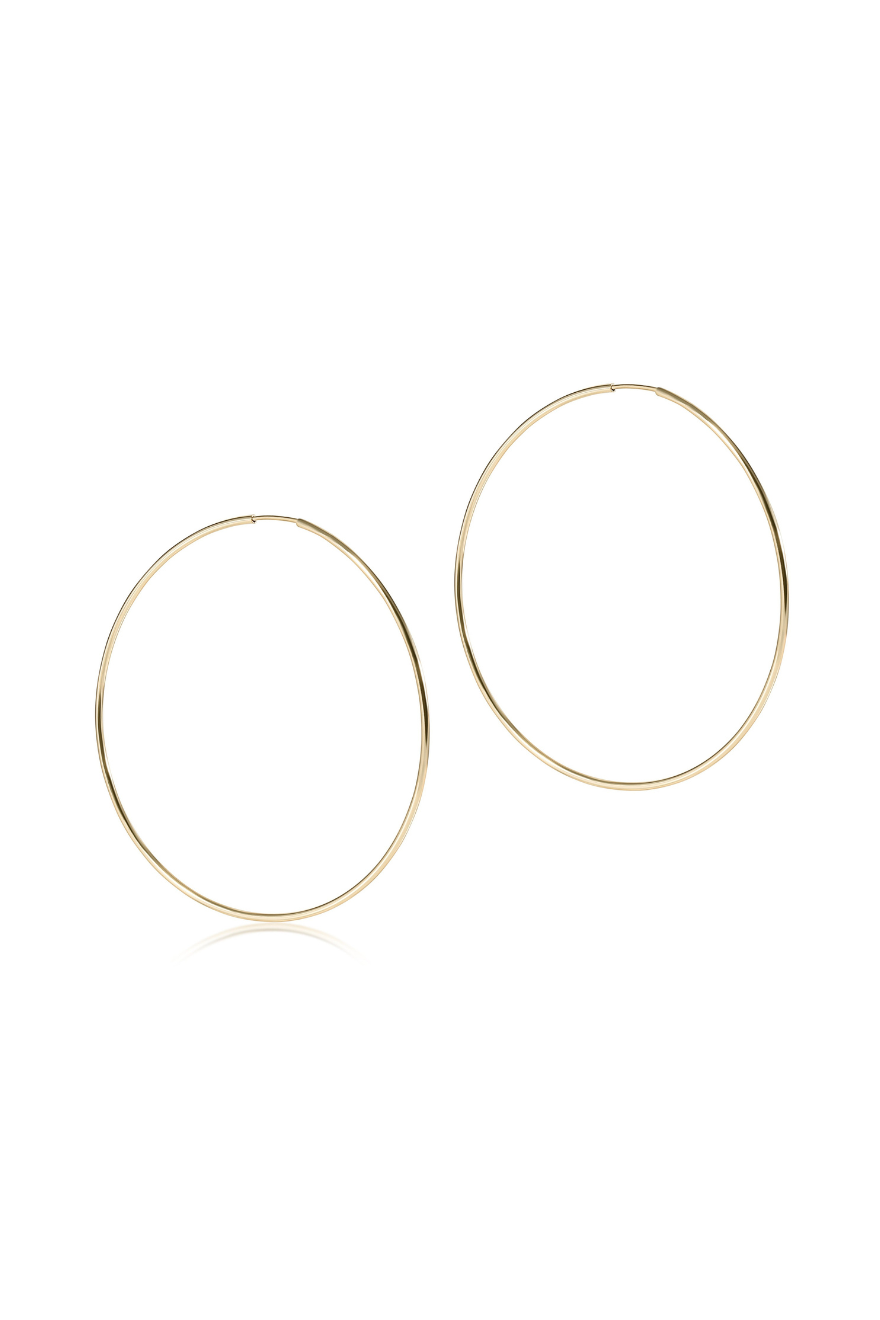 Enewton Endless Gold 2" Hoop Earrings Cabana Seaside Florida