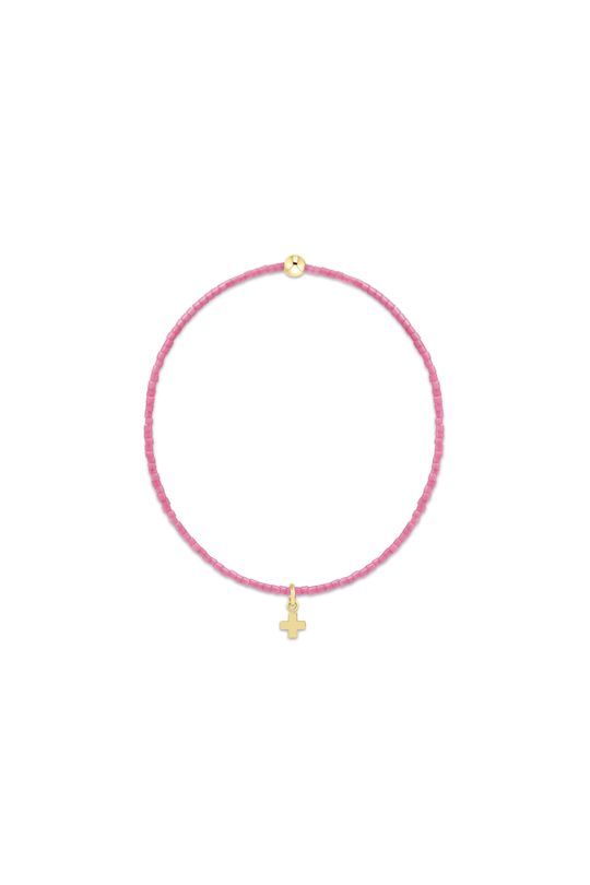 Enewton Hope Classic Signature Cross Small Gold Charm Bracelet Bubblegum Cabana Seaside Florida 30A