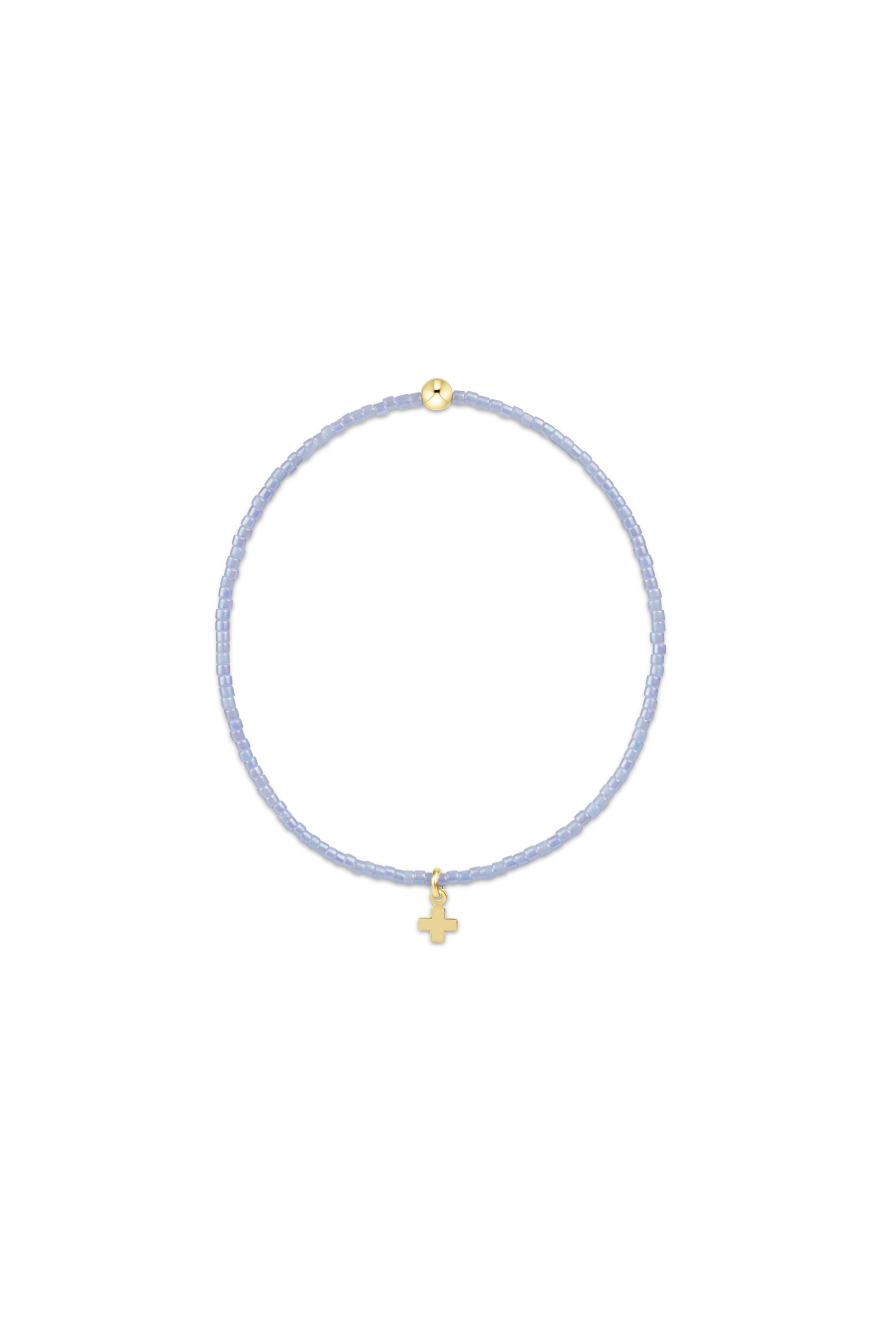 Enewton Hope Classic Signature Cross Small Gold Charm Bracelet Ocean Mist Cabana Seaside Florida 30A