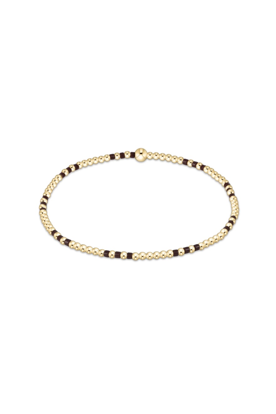 Enewton Hope Joy Pattern 2mm Bead Bracelet Chocolate Cabana Seaside Florida