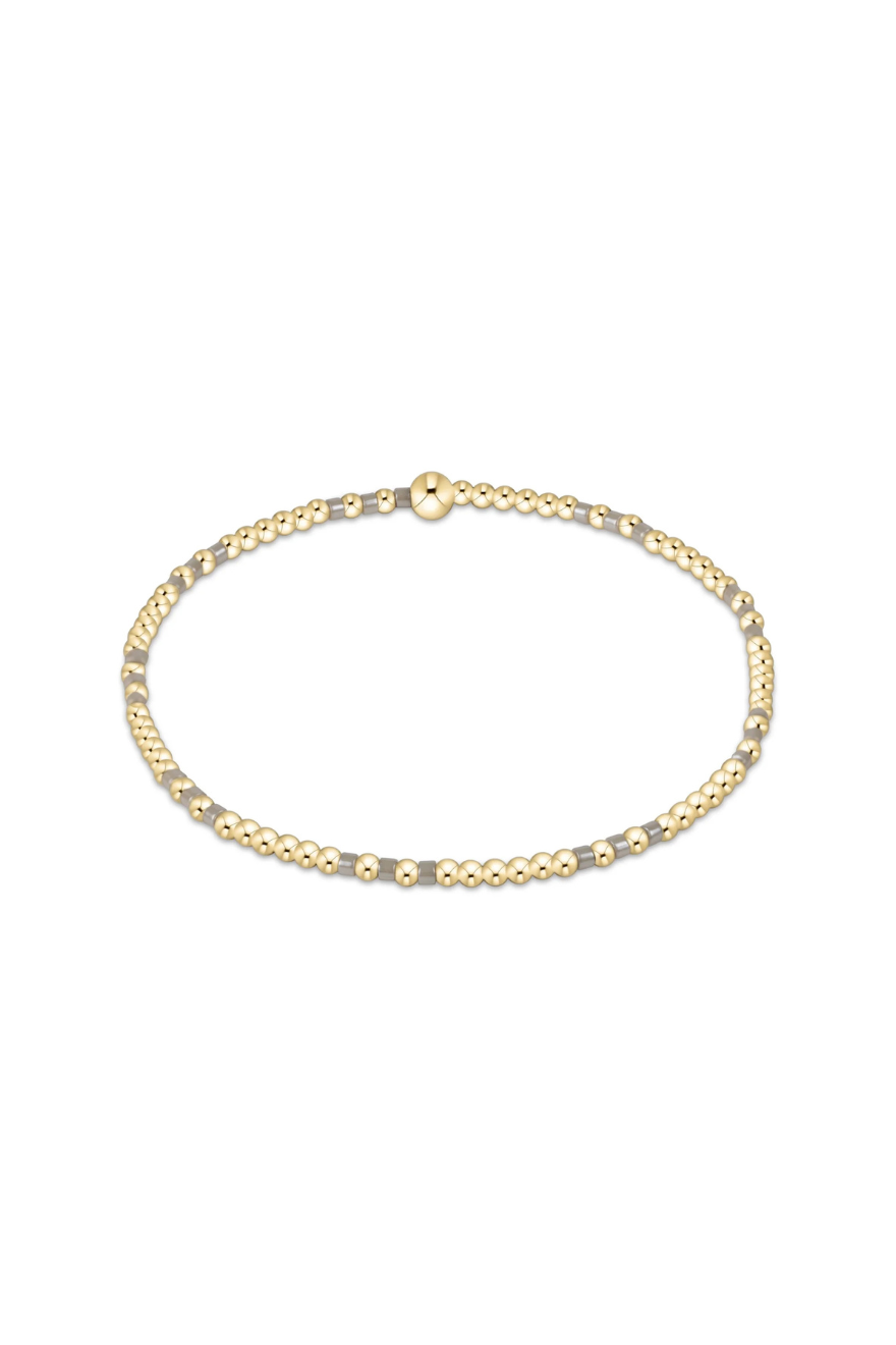 Enewton Hope Joy Pattern 2mm Bead Bracelet Taupe With A Twist Cabana Seaside Florida