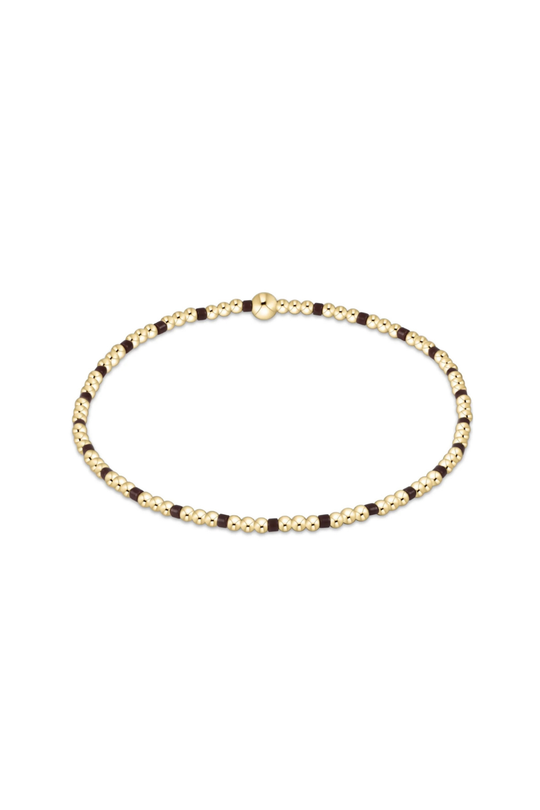 Enewton Hope Sincerity Pattern 2mm Bead Bracelet Chocolate Cabana Seaside Florida