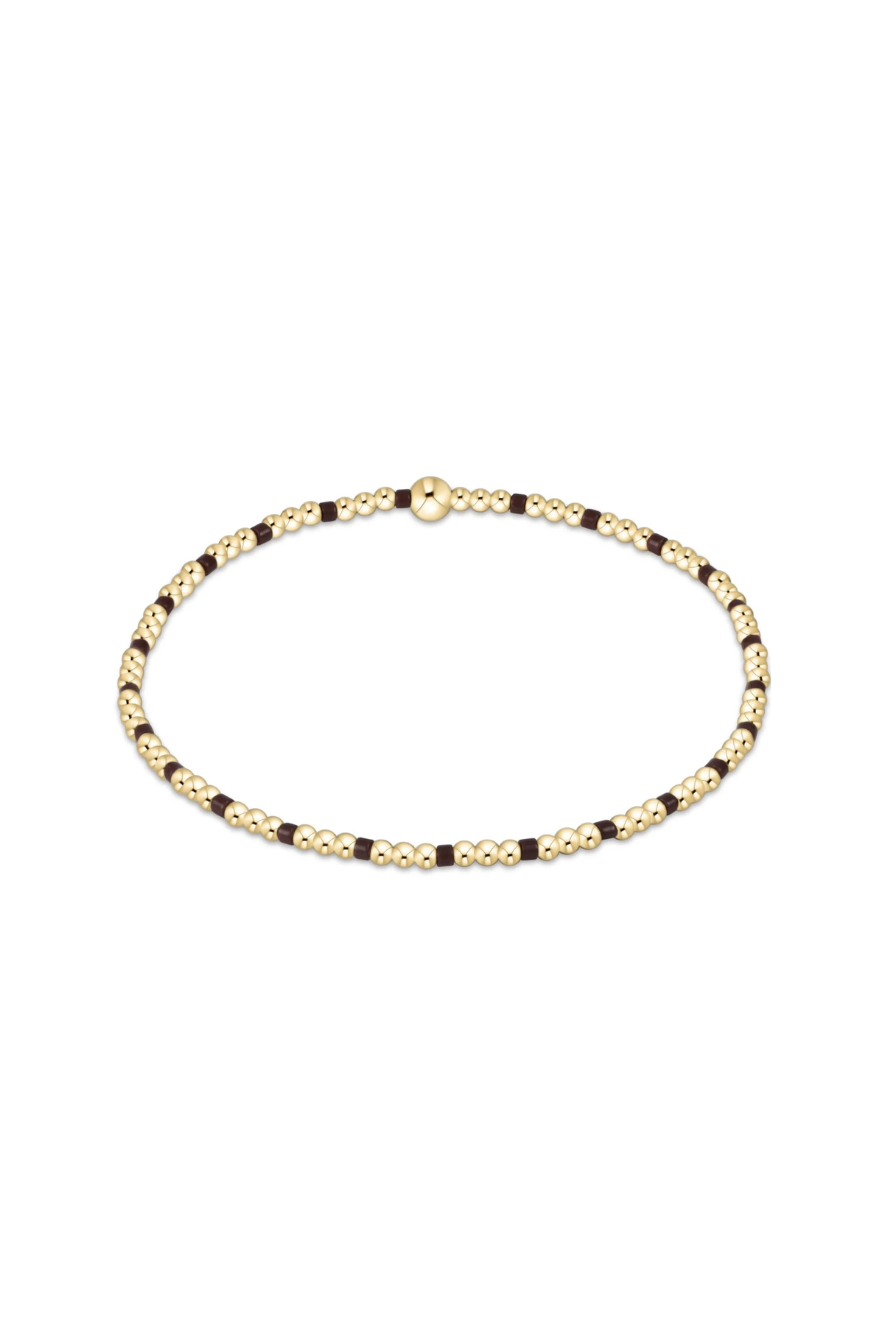 Enewton Hope Sincerity Pattern 2mm Bead Bracelet Chocolate Cabana Seaside Florida