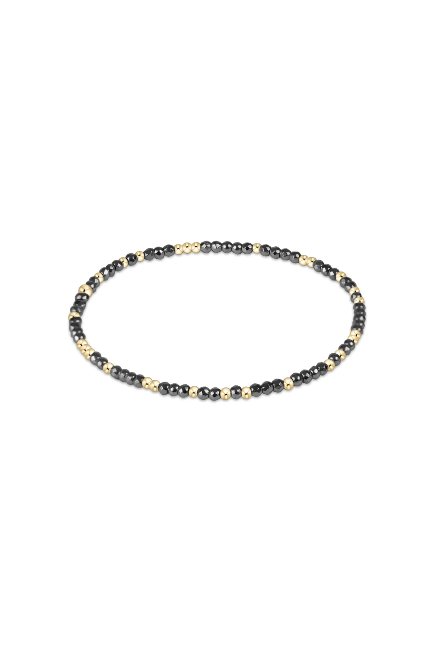 Enewton Hope Unwritten Silver Faceted Hematite 2mm Bead Bracelet Cabana Seaside Florida