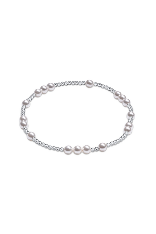 Enewton Hope Unwritten Sterling 4mm Bead Bracelet - Pearl Cabana Seaside Florida