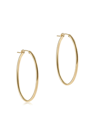 Enewton Oval Gold 2" Hoop Earring - Smooth Cabana Seaside Florida