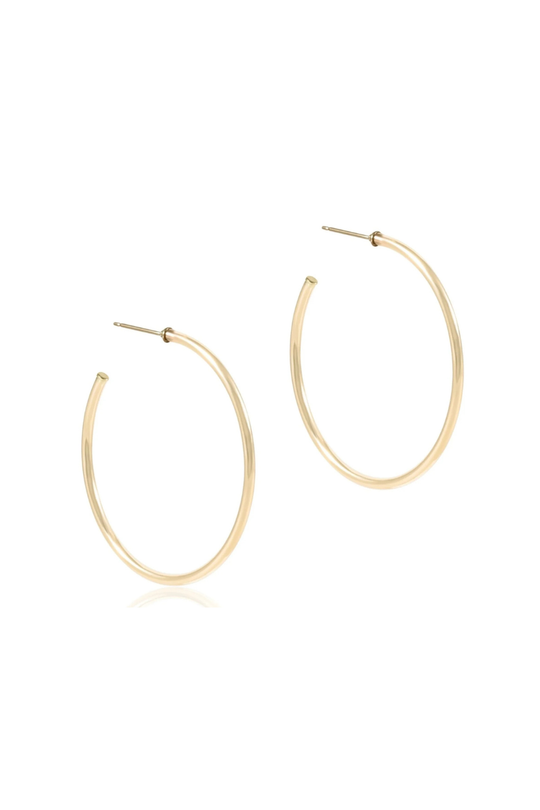 Enewton Round Gold 1.75" Post Hoop - 2mm - Smooth Cabana Seaside