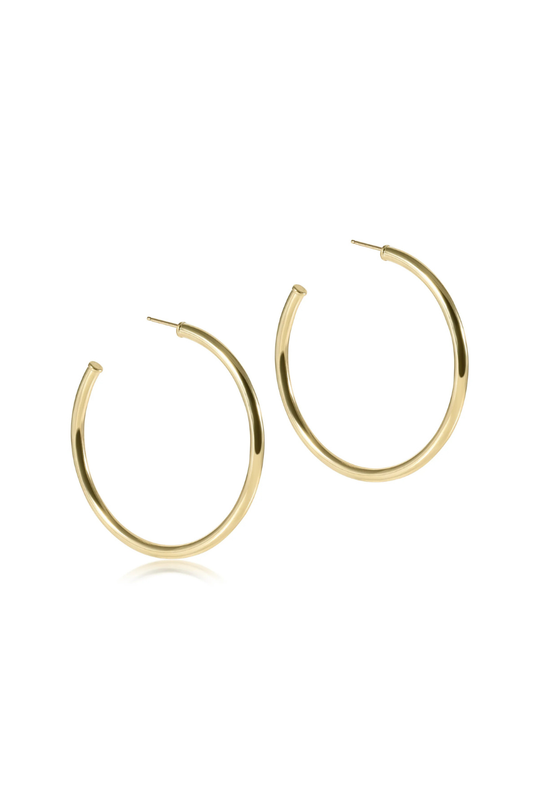 Enewton Round Gold 2" Post Hoop - 3mm - Smooth Cabana Seaside Florida