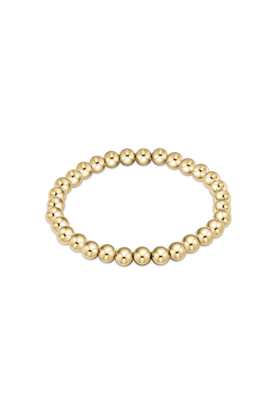 Enewton classic gold 6mm bead bracelet
