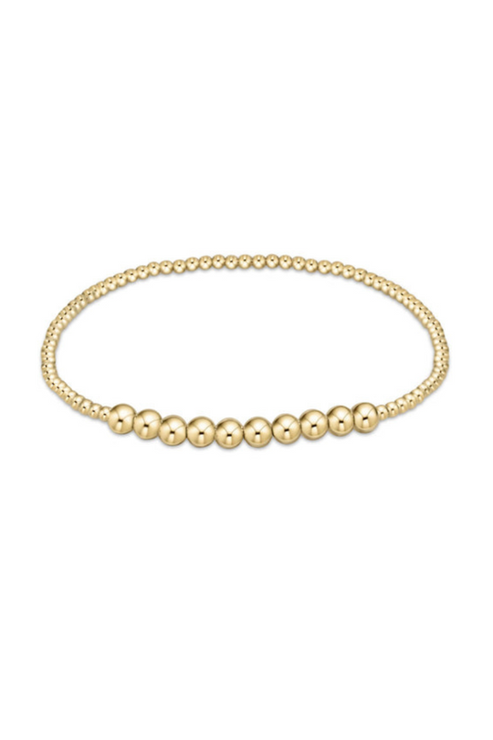 Enewton classic gold beaded bliss 2mm bead bracelet -4mm gold
