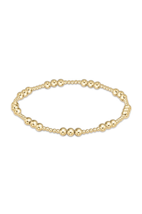 Enewton classic joy pattern 4mm bead bracelet-gold 1 