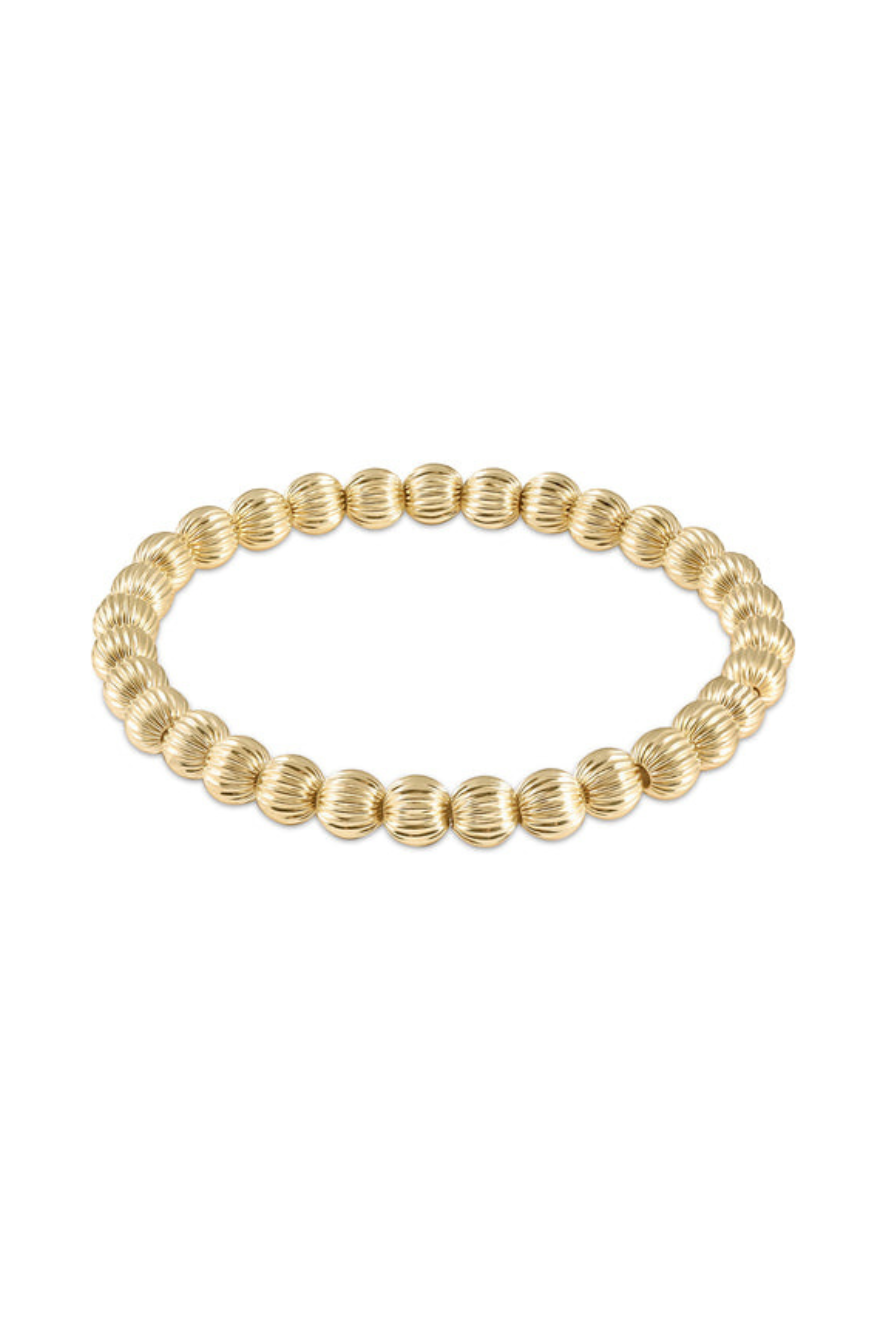 Enewton dignity gold 6mm bead bracelet 
