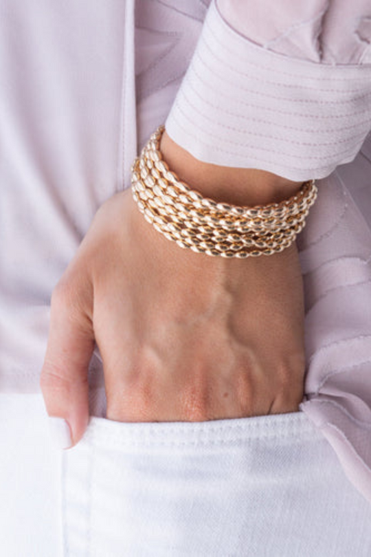 Enewton harmony small gold bead bracelet