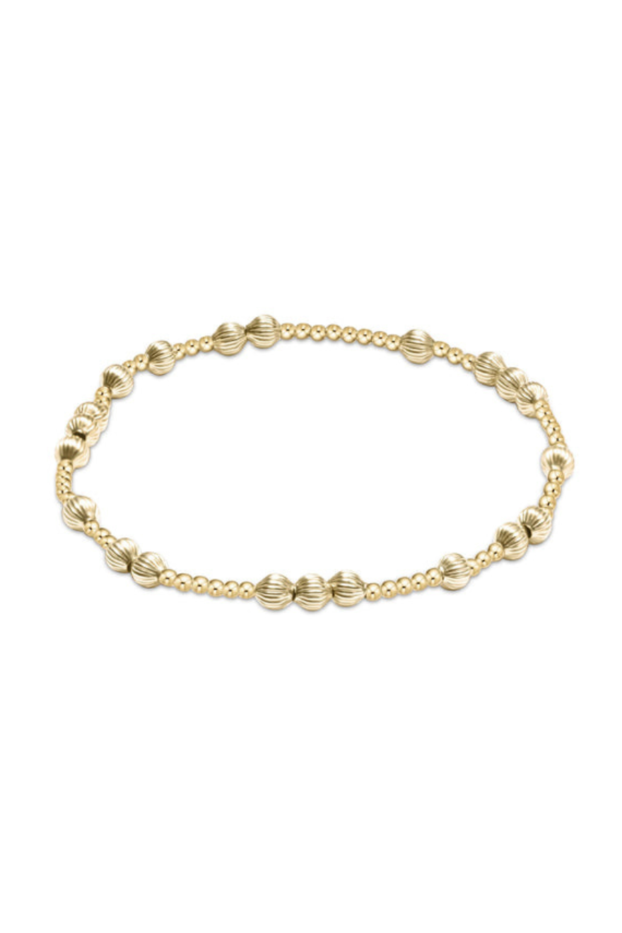 Enewton hope unwritten dignity 4mm bead bracelet-gold 