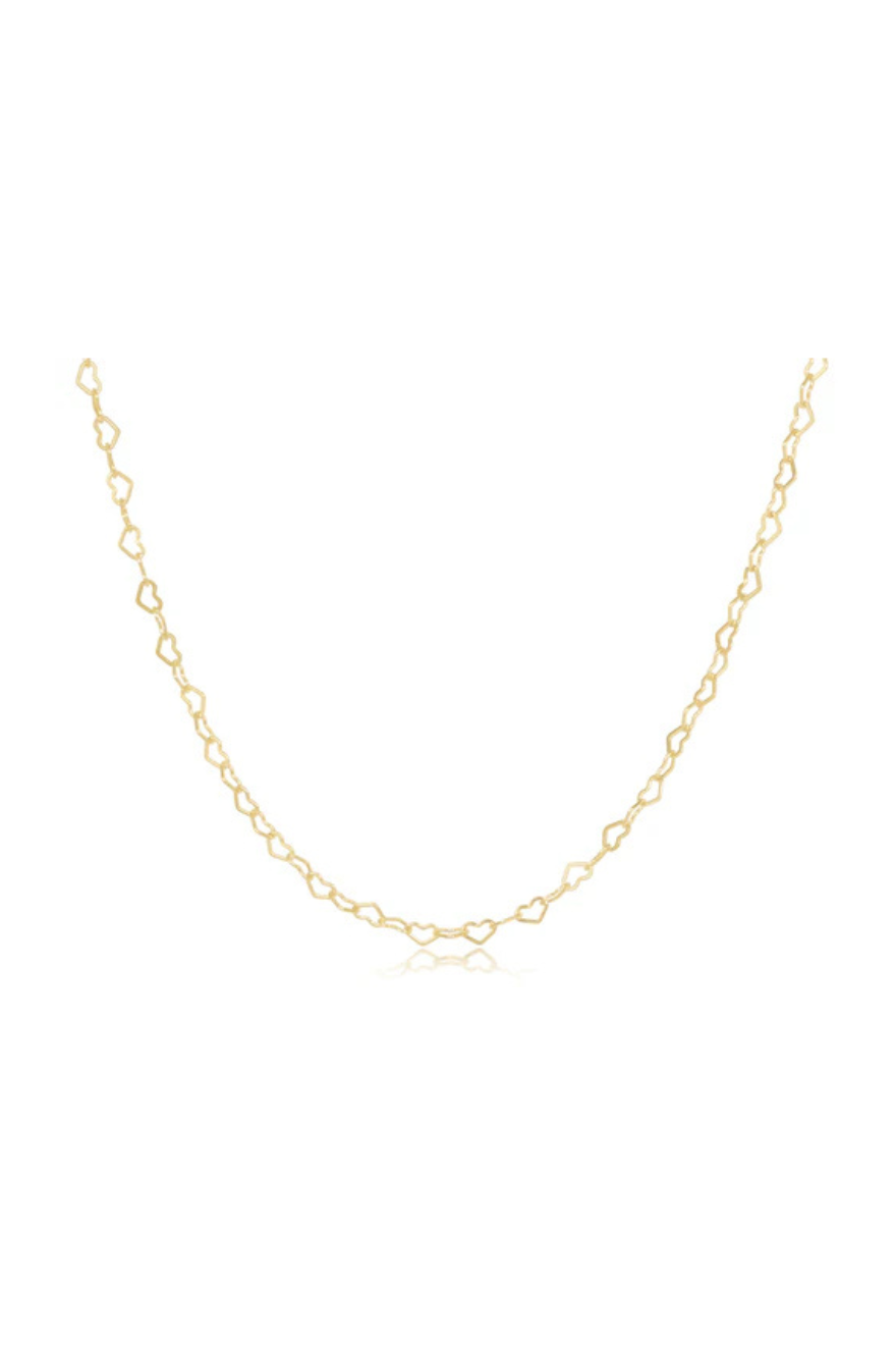 Enewton 15" Choker Love Chain - Gold
