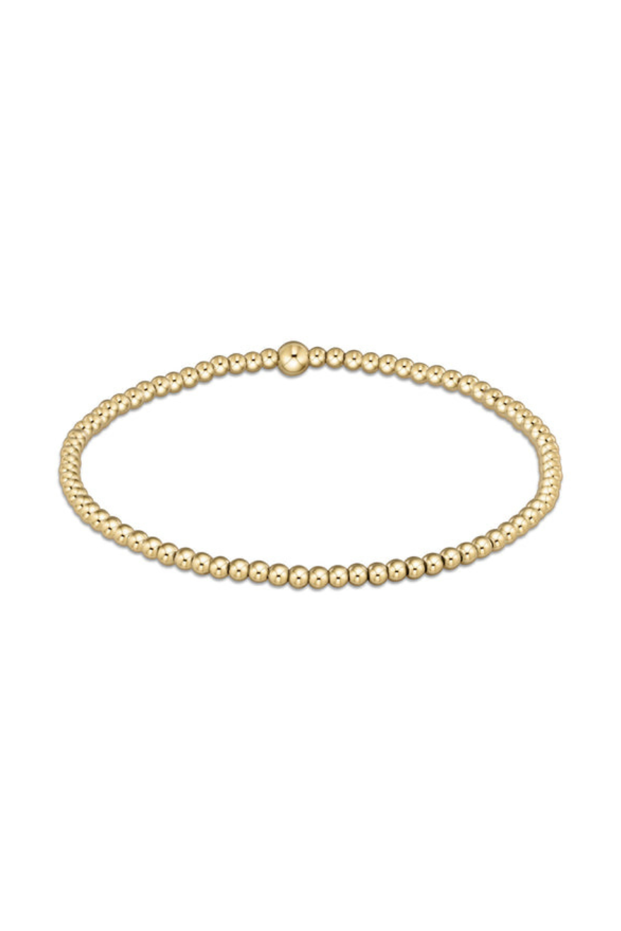 Enewton classic gold 2.5mm bead bracelet