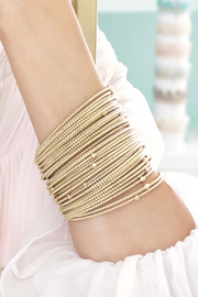 Enewton Classic Gold 2mm Bead Bangle Cabana Seaside Florida