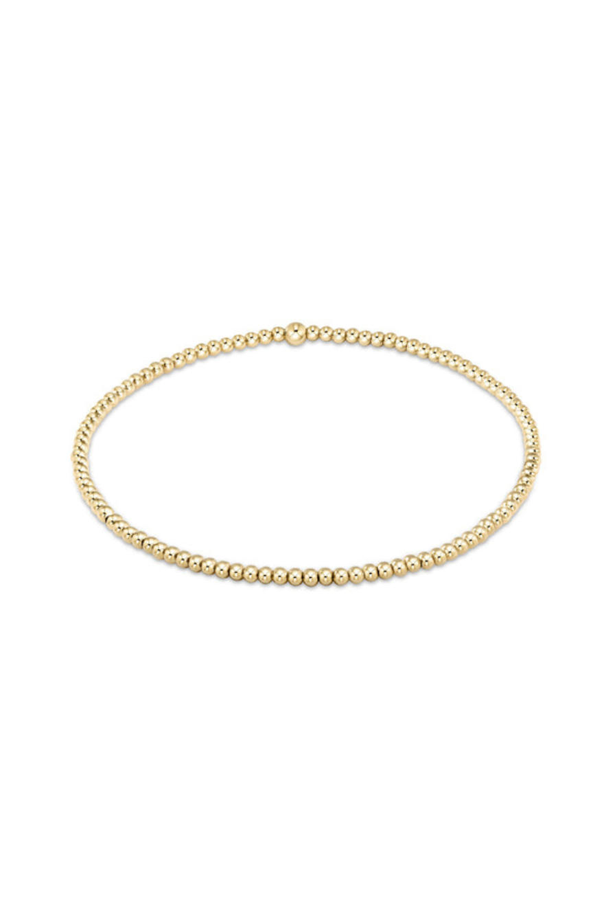 Enewton classic gold 2mm bead bracelet