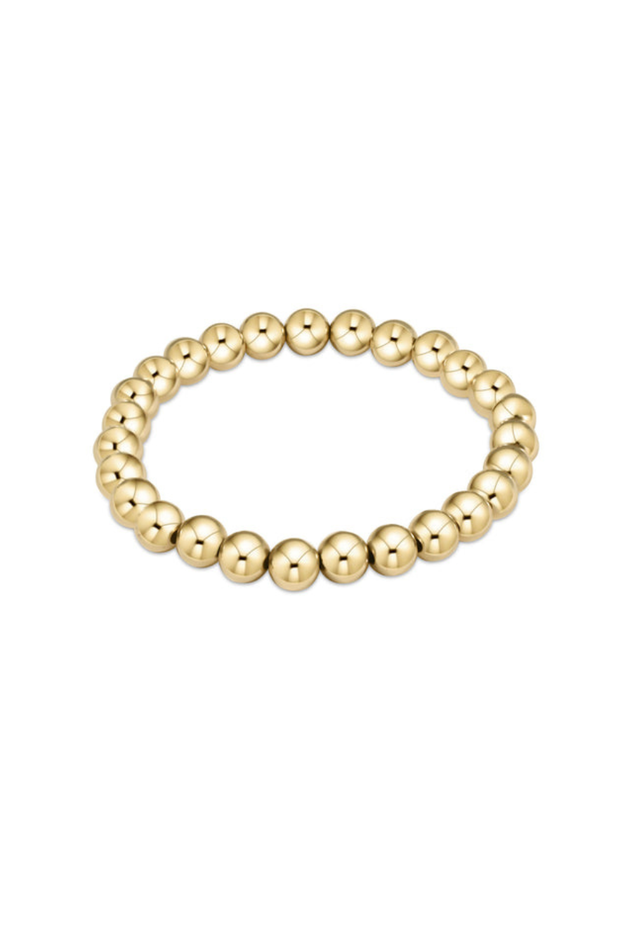 Enewton classic gold 7mm bead bracelet