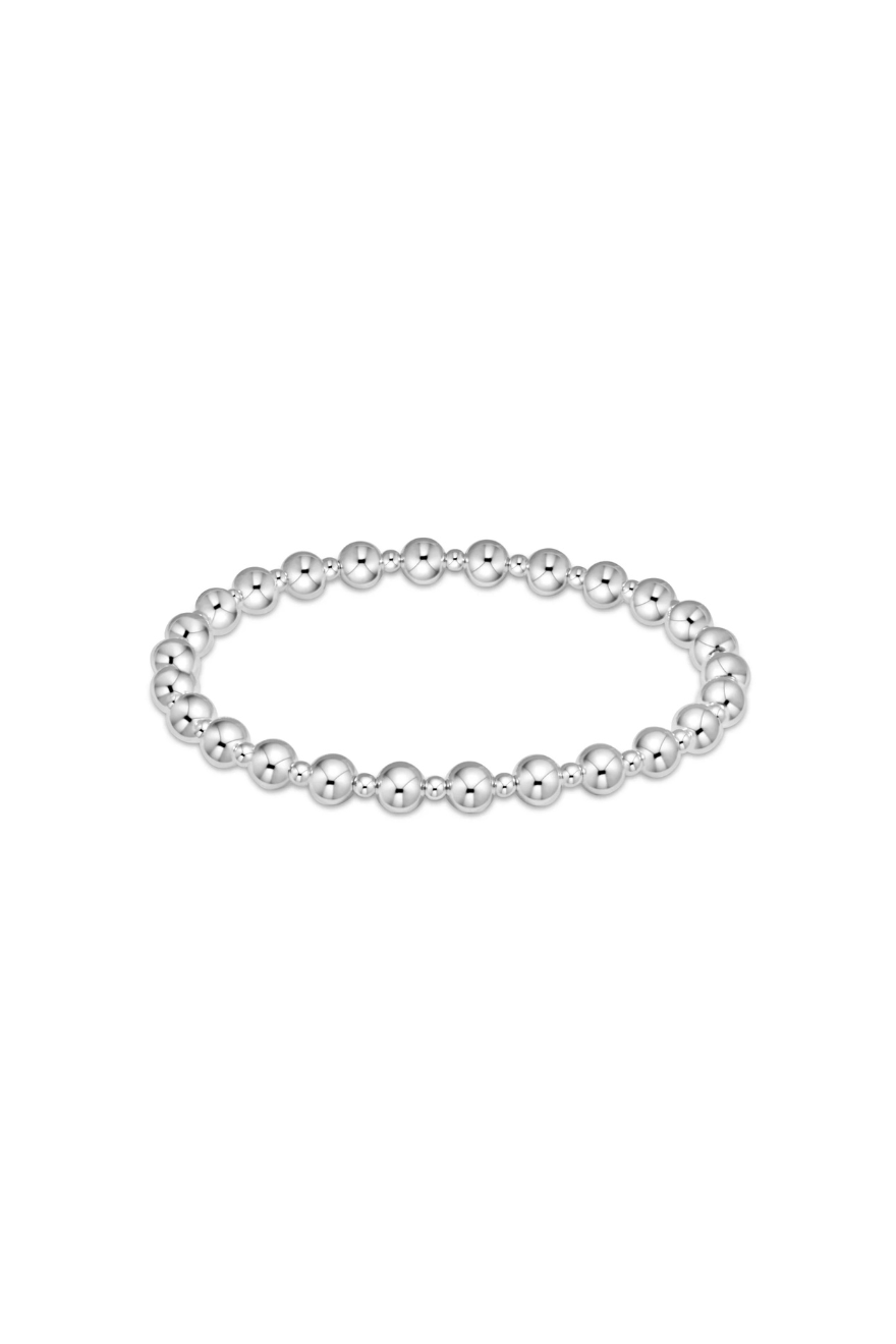 Enewton Classic Grateful Pattern 5mm Bead Bracelet - Sterling