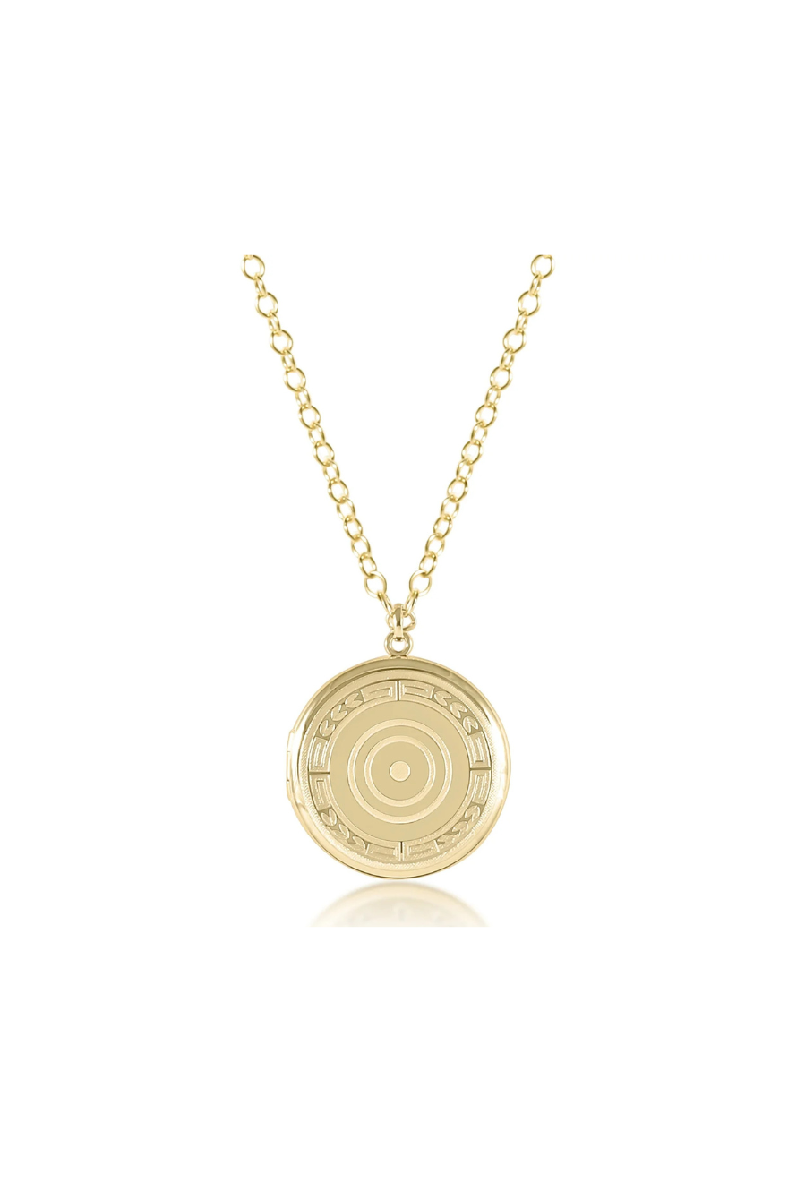 Enewton 16" Necklace Gold - Cherish Large Gold Locket Cabana Seaside Florida