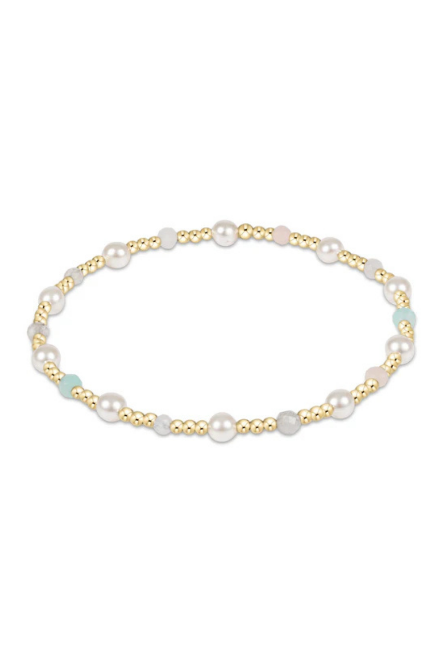 Enewton Pearl Sincerity Pattern 4mm Bead Bracelet - Summer Day